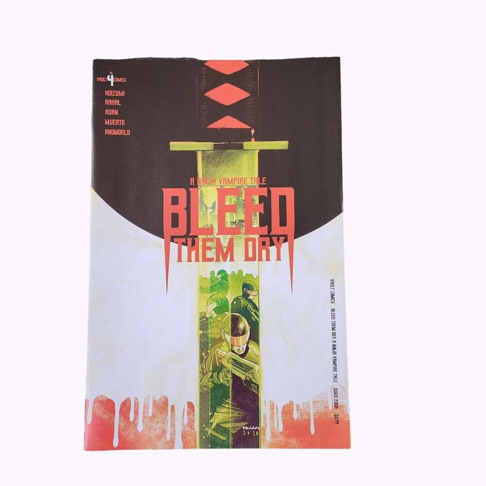 Vault Comics Bleed Them Dry #4 Comic Book Collector Bagged Boarded
